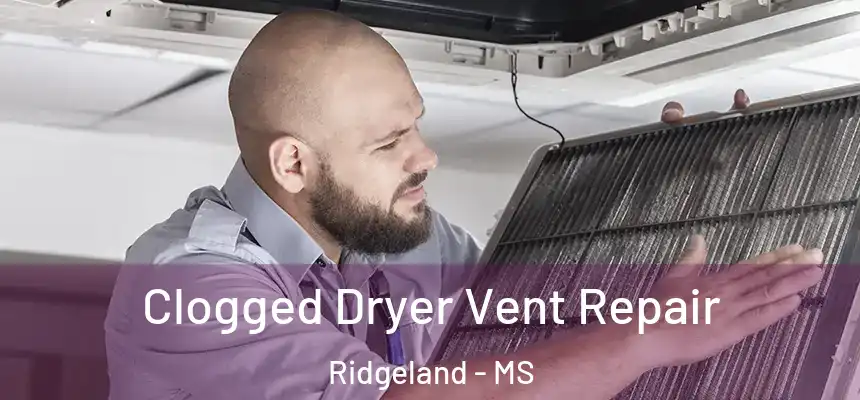  Clogged Dryer Vent Repair Ridgeland - MS